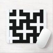 Abstrakt Walls-Muster Mousepad (Mit Mouse)