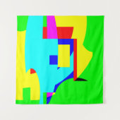 Abstrakt Wandteppich (Vorderseite (Horizontal))