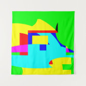 Abstrakt Wandteppich (Vorderseite)