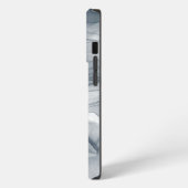 Abstrakt wässrig grau iPhone hülle (Linke Seite)