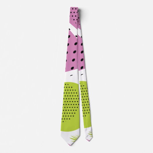 Abstrakt Watermelon Trendy Vater Krawatte (Vorderseite)