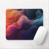 Abstrakt Wave Colorful Mousepad (Mit Mouse)