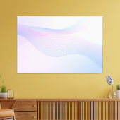 Abstrakt Wavelines Pink Blue Leinwanddruck (Insitu (Wohnzimmer))