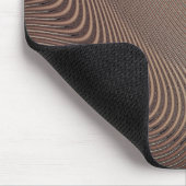 Abstrakt Waves Brown Mouse Pad Mousepad (Ecke)