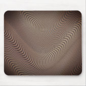 Abstrakt Waves Brown Mouse Pad Mousepad (Vorne)