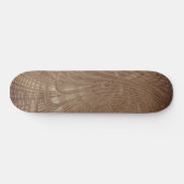 Abstrakt Waves Brown Skateboard (Horizontal)