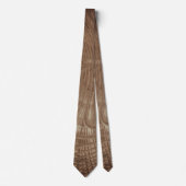 Abstrakt Waves Neck Tie Krawatte (Vorderseite)
