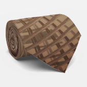 Abstrakt Waves Neck Tie Krawatte (Gerollt)