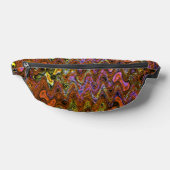 Abstrakt Wavy Bauchtasche (Ablage )