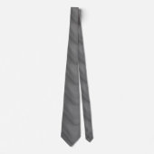 Abstrakt Wavy Striped Gray Neck Tie Krawatte (Vorderseite)