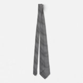 Abstrakt Wavy Striped Gray Neck Tie Krawatte (Rückseite)