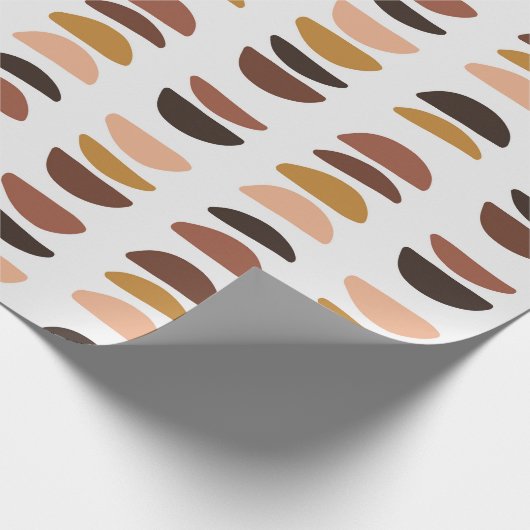 Abstrakt | Weihnachten | Beige | Minimalistisch | Geschenkpapier (Ecke)