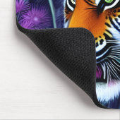 Abstrakt Wild Majestic Predator Tiger Mousepad (Ecke)
