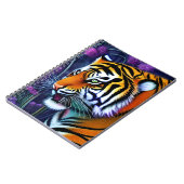 Abstrakt Wild Majestic Predator Tiger Notizblock (Linke Seite)