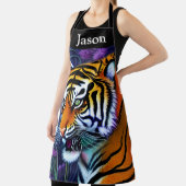 Abstrakt Wild Majestic Predator Tiger Schürze (InSitu)