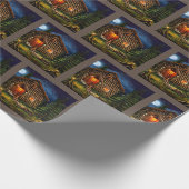 Abstrakt Wilderness Kleine Hütte Geschenkpapier (Ecke)