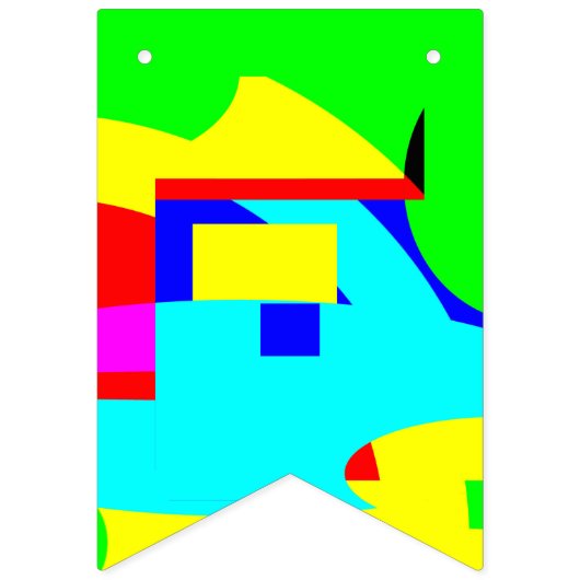 Abstrakt Wimpelkette (Zweite Fahne)