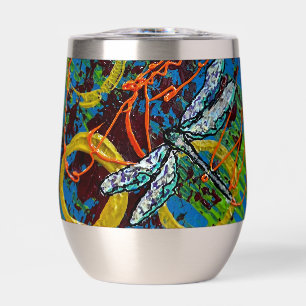 Abstrakt Wine Tumbler warm oder kalt