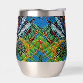 Abstrakt Wine Tumbler warm oder kalt (Links)