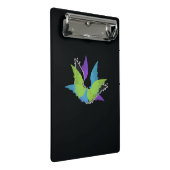 Abstrakt Wings Mini-Zwischenablage Mini Klemmbrett (Schrägansicht)