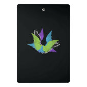 Abstrakt Wings Mini-Zwischenablage Mini Klemmbrett (Rückseite)