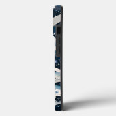 Abstrakt Winter Wonderland Case-Mate iPhone Hülle (Rückseite / Links)