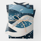 Abstrakt Winter Wonderland Geschenkpapier Set (Beispiel)