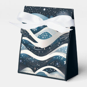Abstrakt Winter Wonderland Zelt Geschenkschachtel