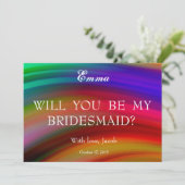 Abstrakt wirst du meine Einladung sein (Stehend Vorderseite)