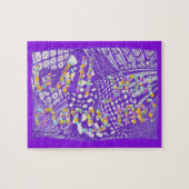 Abstrakt wirst du mich heiraten Vorschlag Puzzle (Horizontal)