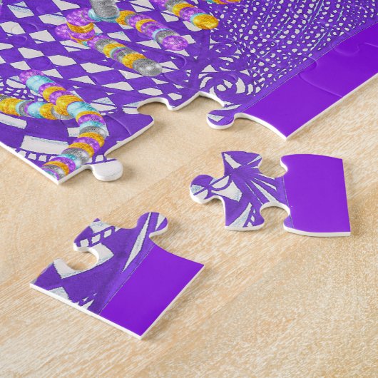 Abstrakt wirst du mich heiraten Vorschlag Puzzle (Seite)