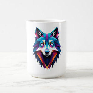 Abstrakt Wolf Kaffeetasse