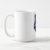 Abstrakt Wolf Kaffeetasse (Links)