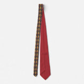 Abstrakt Woman Neck Tie Krawatte (Rückseite)