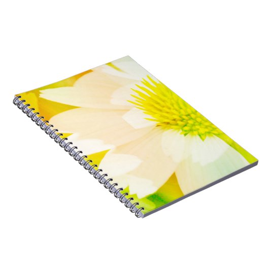 Abstrakt-Yellow-Blume-Journal Notizblock (Rechte Seite)