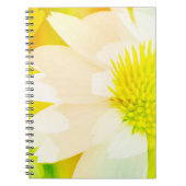 Abstrakt-Yellow-Blume-Journal Notizblock (Vorderseite)