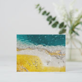 Abstrakt Yellowstone Postkarte (Stehend Vorderseite)