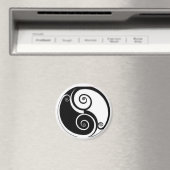 Abstrakt Yen Yang Locker, Kühlschrank oder Aktensc Magnet (In Situ (Geschirrspüler))