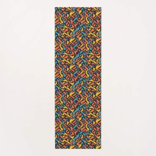 Abstrakt Yogamatte (Vorderseite)