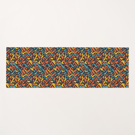 Abstrakt Yogamatte (Vorderseite (Horizontal))