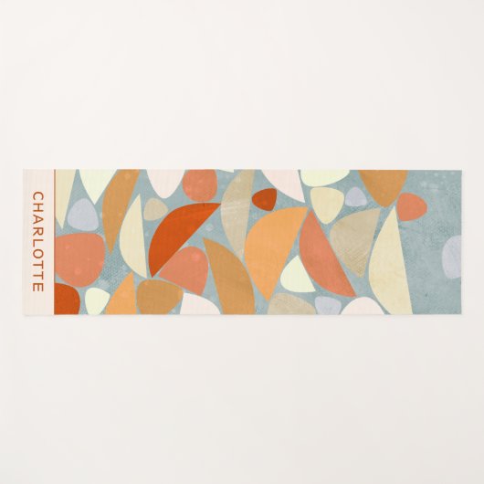 Abstrakt Yogamatte (Vorderseite (Horizontal))