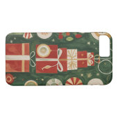 Abstrakt Yuletide Tapestry Case-Mate iPhone Hülle (Rückseite (Horizontal))