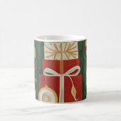 Abstrakt Yuletide Tapestry Kaffeetasse (Mittel)