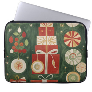 Abstrakt Yuletide Tapestry Laptopschutzhülle