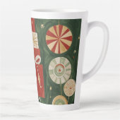 Abstrakt Yuletide Tapestry Milchtasse (Rechts)