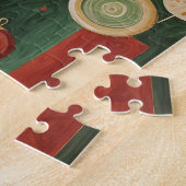 Abstrakt Yuletide Tapestry Puzzle (Seite)