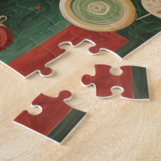 Abstrakt Yuletide Tapestry Puzzle (Seite)