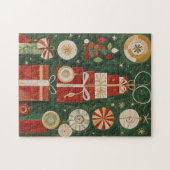 Abstrakt Yuletide Tapestry Puzzle (Horizontal)