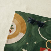 Abstrakt Yuletide Tapestry Strandtuch (Beispiel)
