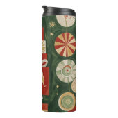 Abstrakt Yuletide Tapestry Thermosbecher (Nach rechts gedreht)